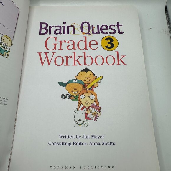 Brain Quest Grade 3 Workbook Paperback - Picture 3 of 4
